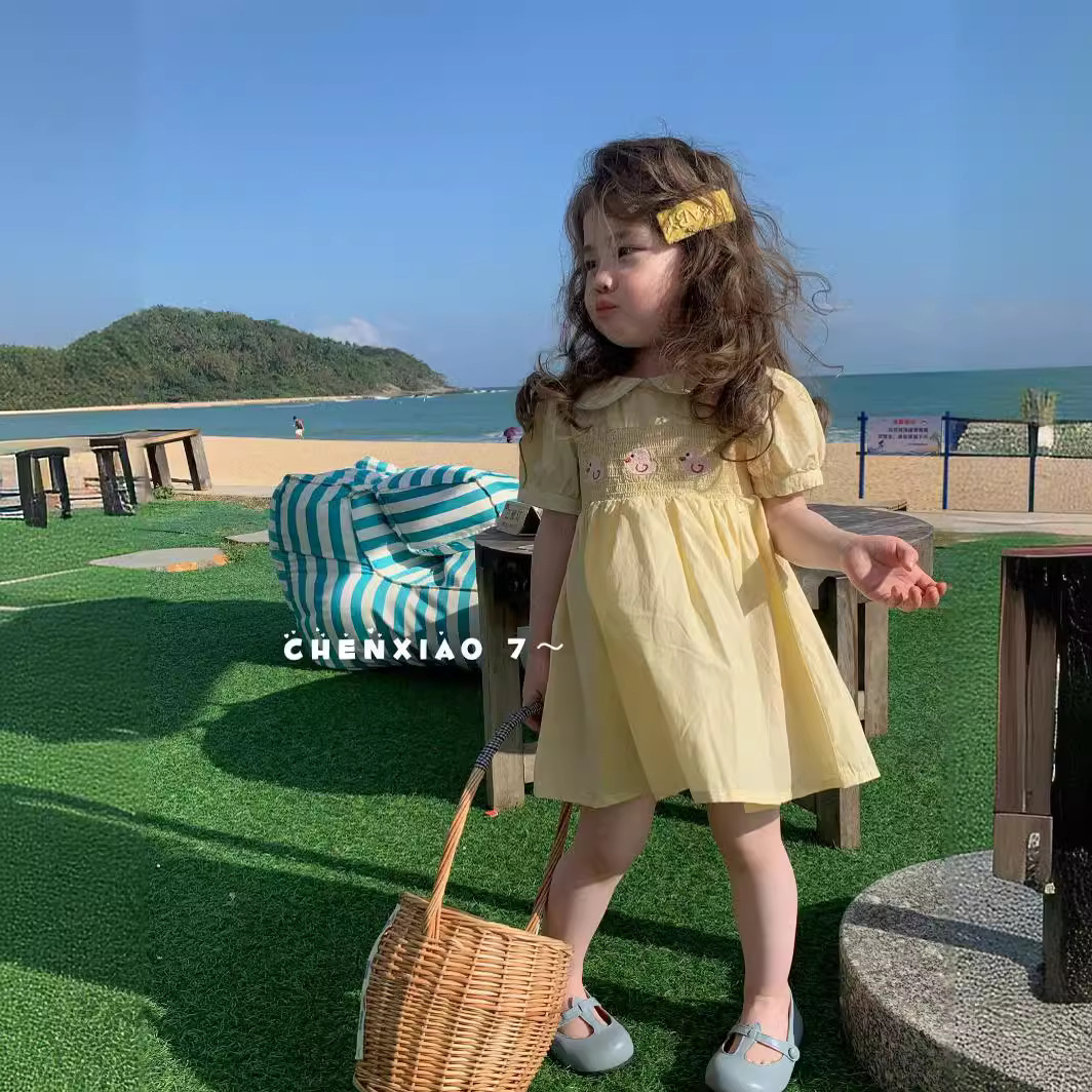 橙小7 24年夏款上新儿童潮连衣裙90-130码个性裙时尚裙女公主裙子