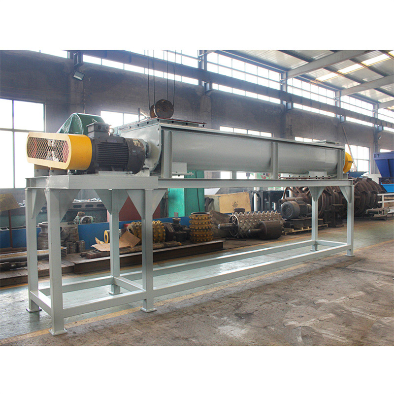 双轴搅拌机 双螺旋混料机 混凝土粉尘加湿搅拌设备批发价格