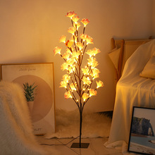 跨境LED景观灯光纤树圣诞家居装饰花灯节日装饰灯仿真发光树灯