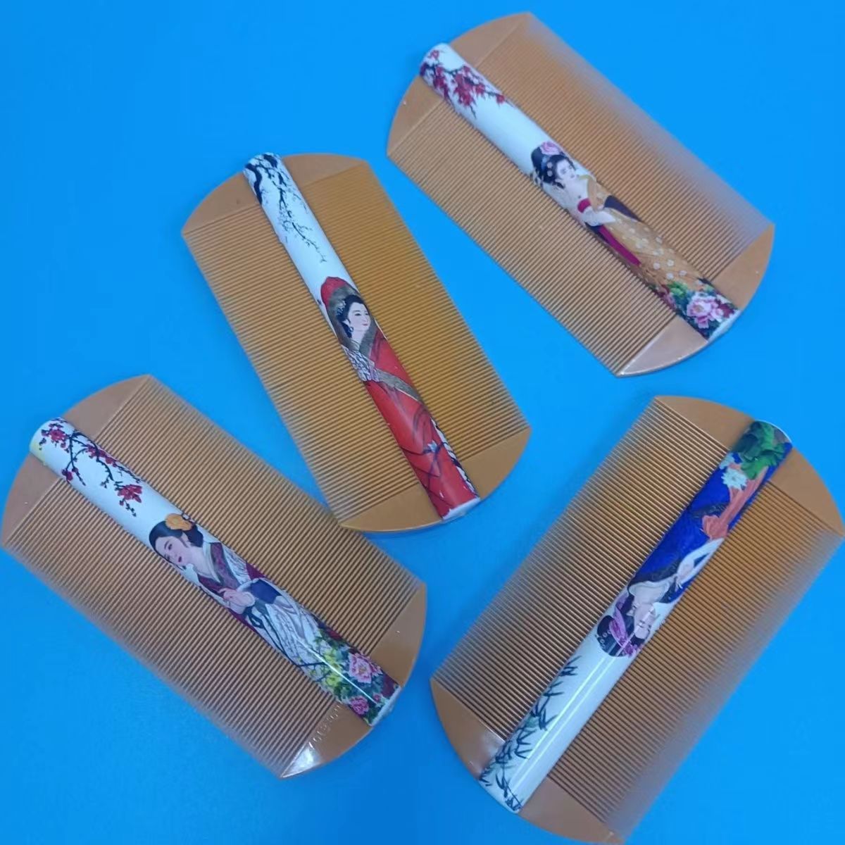 篦子虱子卵梳箅子超密齿梳蓖子刮虮子跳蚤去虱子梳加密细齿家用梳