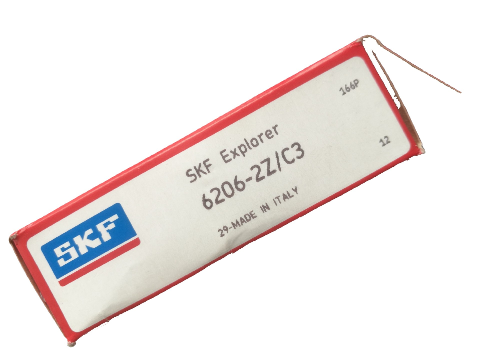 正品进口品牌skf轴承6206-2z/c3 双面密封 免维护 电机水泵原包装