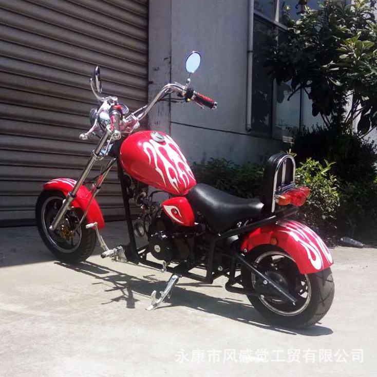 小型迷你哈雷kxd太子摩托车110cc汽油款小狗摩托两轮哈雷摩托车