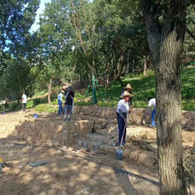 桐庐黄石假山景观石 园林景观绿地造景工程施工设计 庭院假山黄石