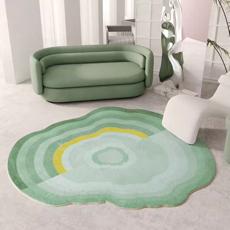 Cross-Border Nordic Ins Special-Shaped Carpet Simple Living Room Coffee Table Girl Sofa Children's Bedside Swivel Chair Bedroom Floor Mat