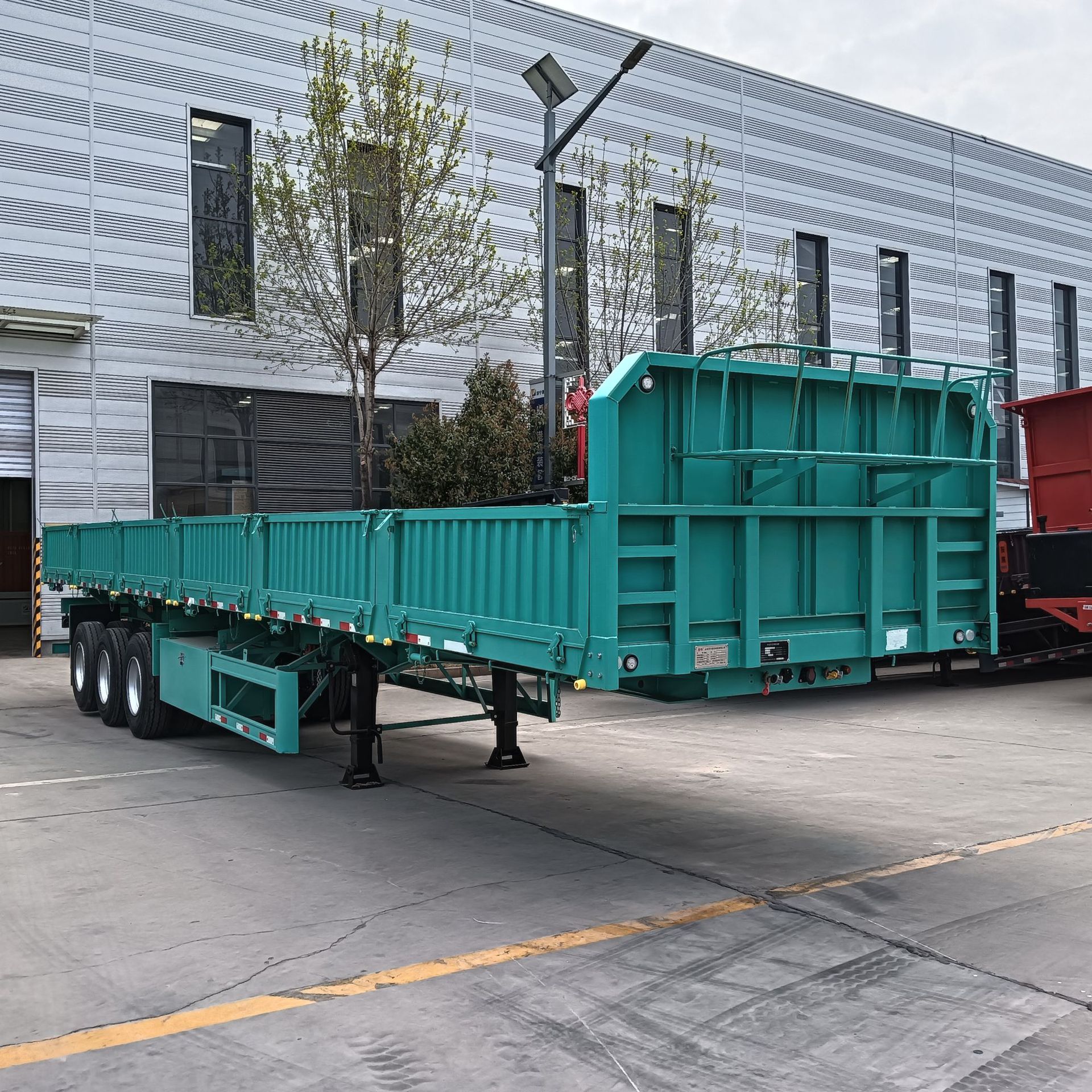 侧翻自卸半挂车13米标准自卸侧翻半挂车轻型自卸半挂车-阿里巴巴