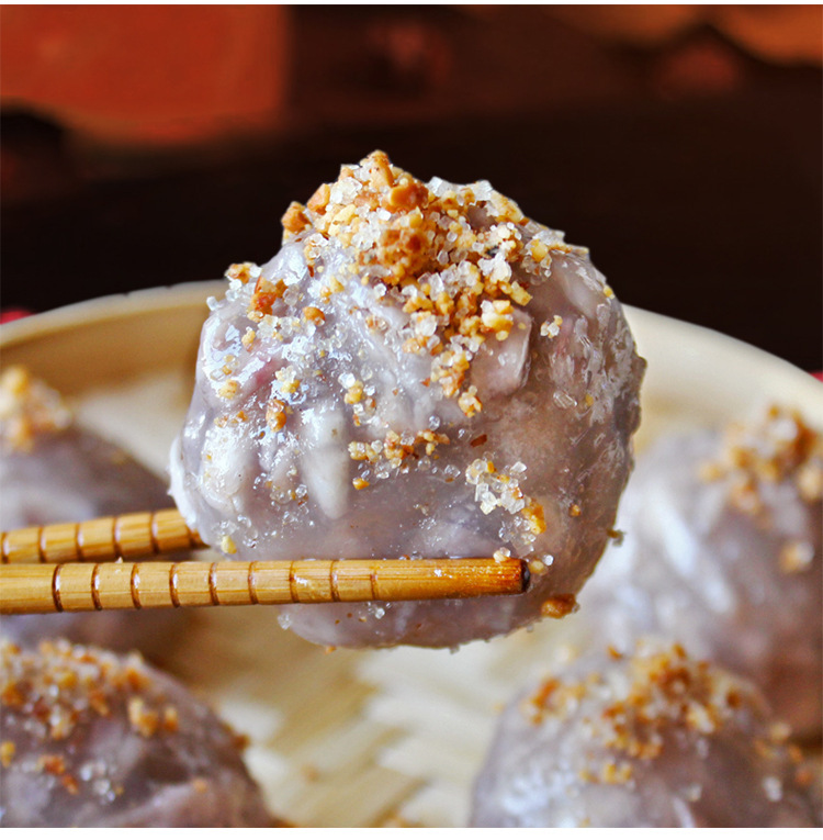 晋江衙口手工超群包心芋圆福建泉州特色小吃美食闽南特产2斤22粒