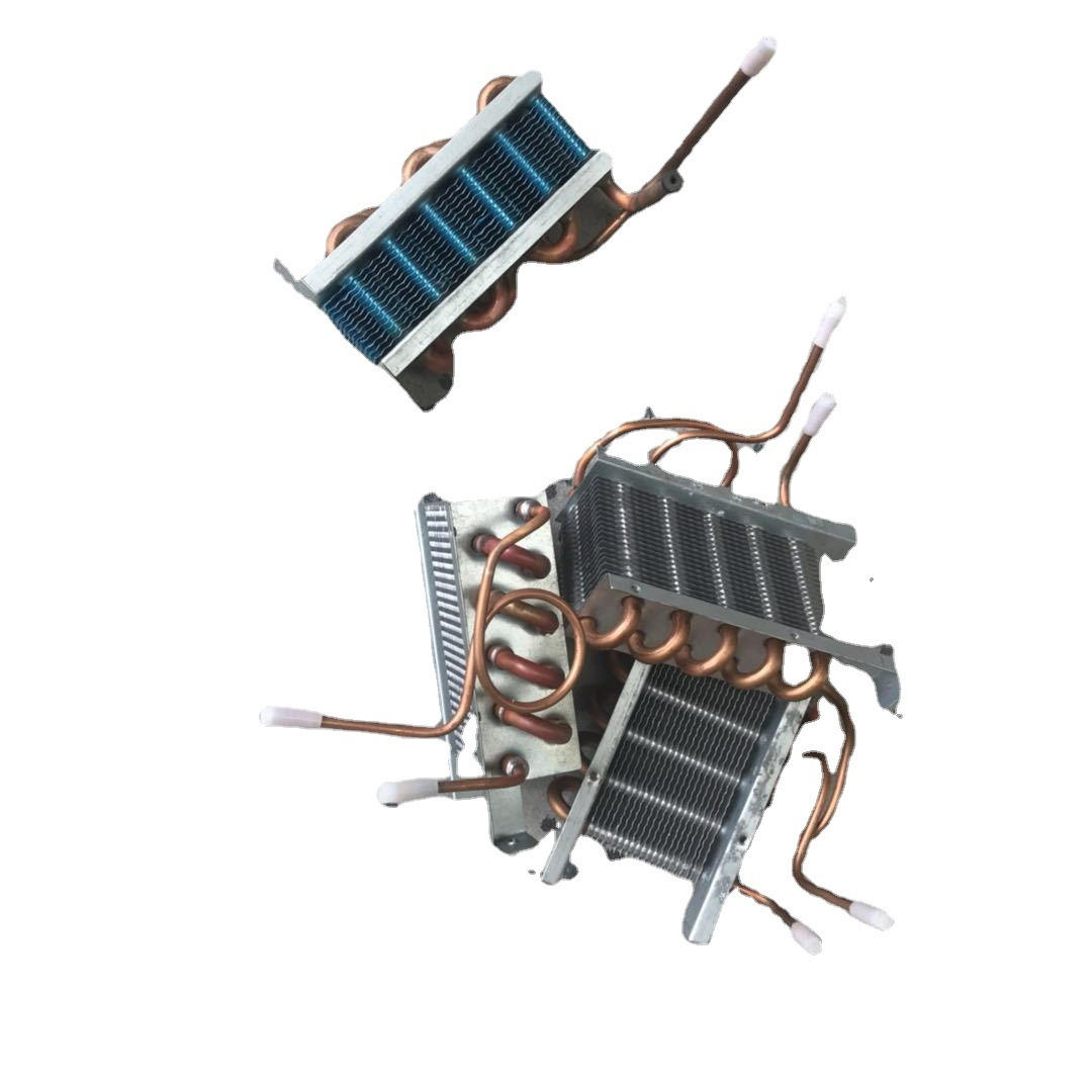 河南厂家定制 铜管铝翅片 小型汽车加载空调用蒸发器9.52,7.94.