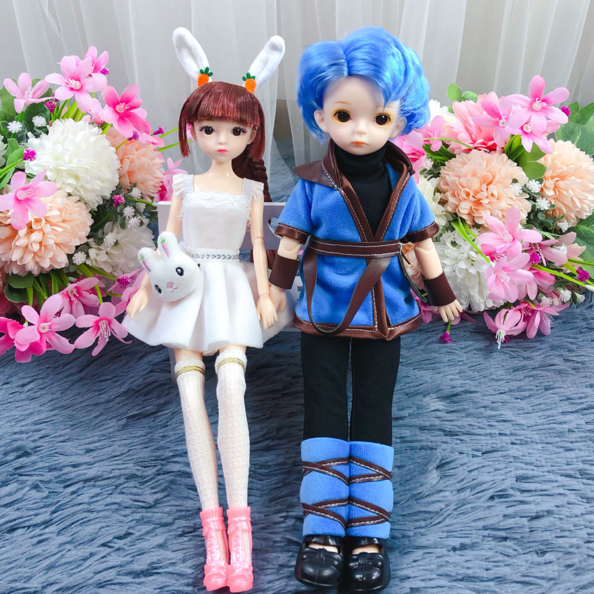 斗罗大陆动漫唐三哥小舞小五手办兔儿童女孩玩具生日礼物巴比娃娃