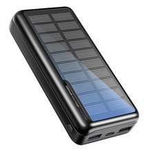 韩国KC认证私模太阳能移动电源30000毫安 户外便携充电宝定制LOGO