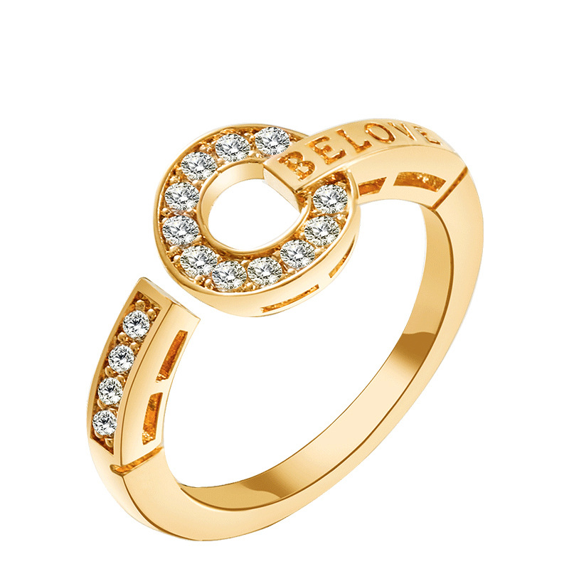 戴拉网红ins时尚个性开口戒指女2020年新款罗马数字食指戒饰品