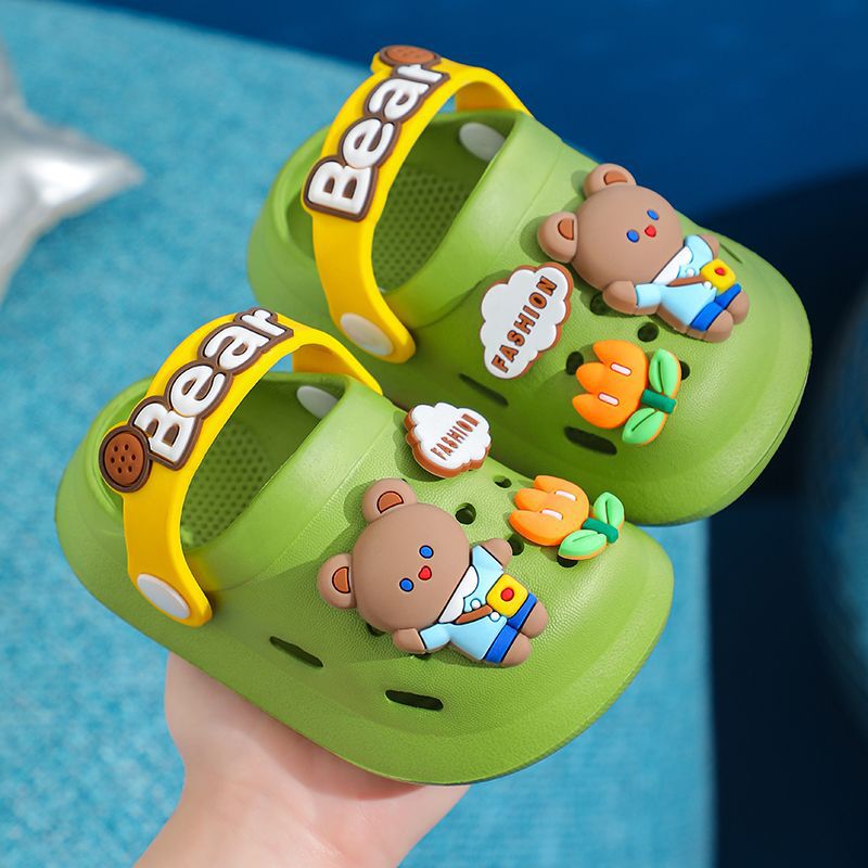 Eva Children's Hole Shoes Cute Infant Boys Girls Indoor Slippers Soft Bottom Baby Closed Toe Sandals Summer