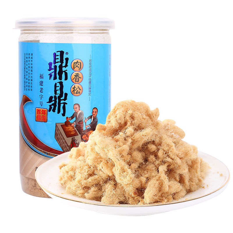 肉松批发福建鼎鼎原味肉香松罐装烘焙猪肉松营养早餐食品跨境电商