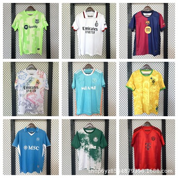 24-25赛季新 款泰版球衣皇m国米ac多特里昂球帕纳梅拉客主本 上衣