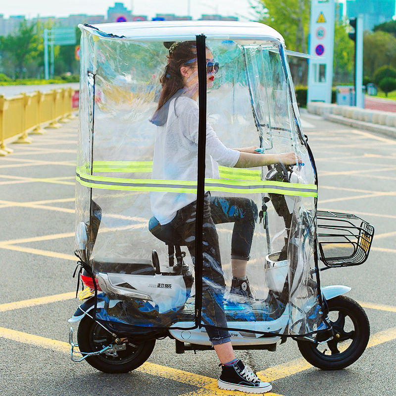 电动车雨伞雨棚蓬电瓶摩托车挡风罩防寒保暖遮雨棚小电瓶车雨棚