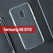 适用于三星Samsung A8 2018手机壳保护套全透明TPU高透素材