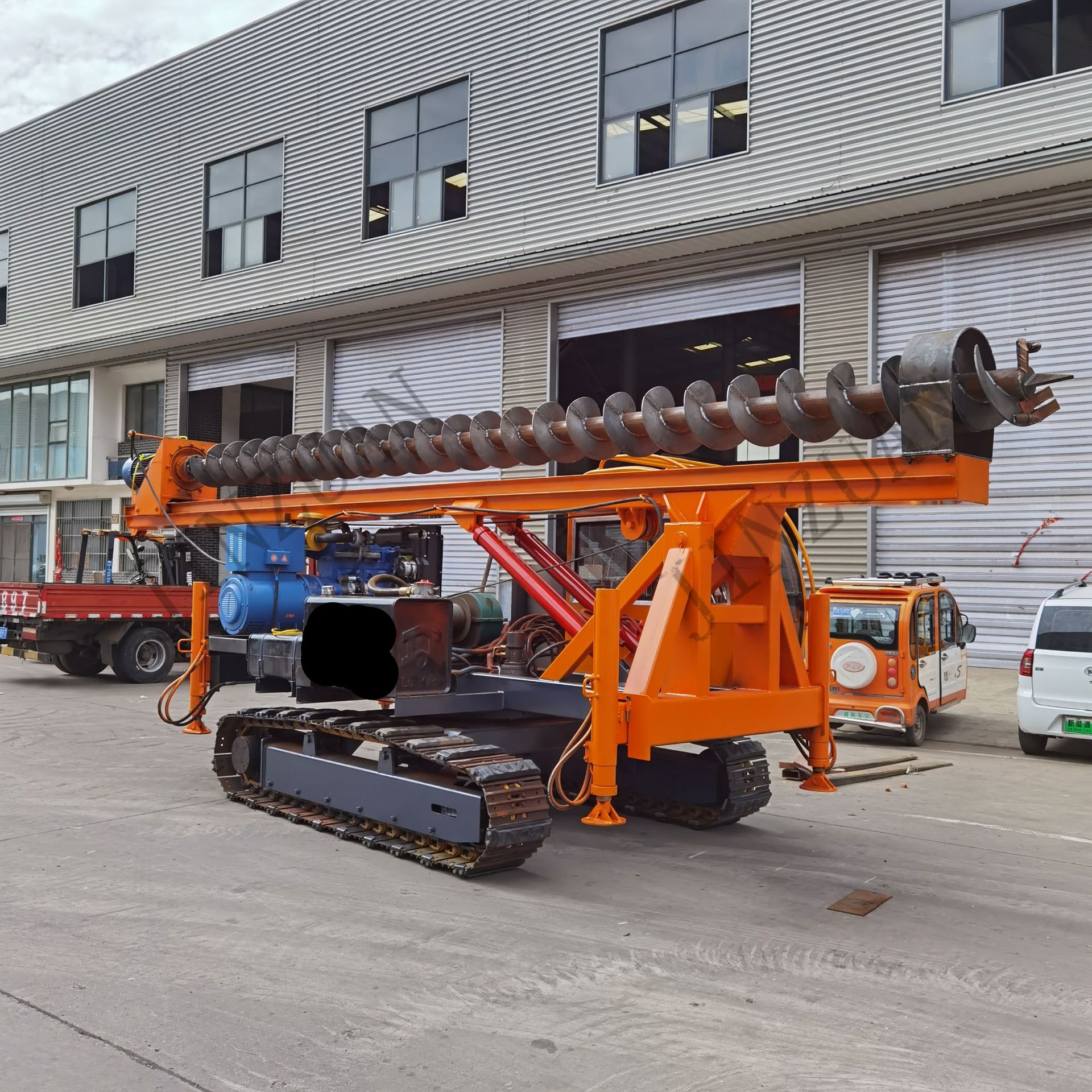 0成交0部水泥灌注桩打孔机厂家 cfg系列注浆钻孔一体机履带式液压螺旋