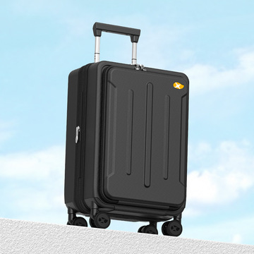 新款前开盖潮流多功能行李箱大容量20寸商务登机箱抗摔耐磨可扩容