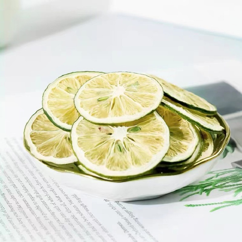 卉源堂 青柠檬干片 青柠檬片 青柠檬果干片批发水果片茶香水柠檬