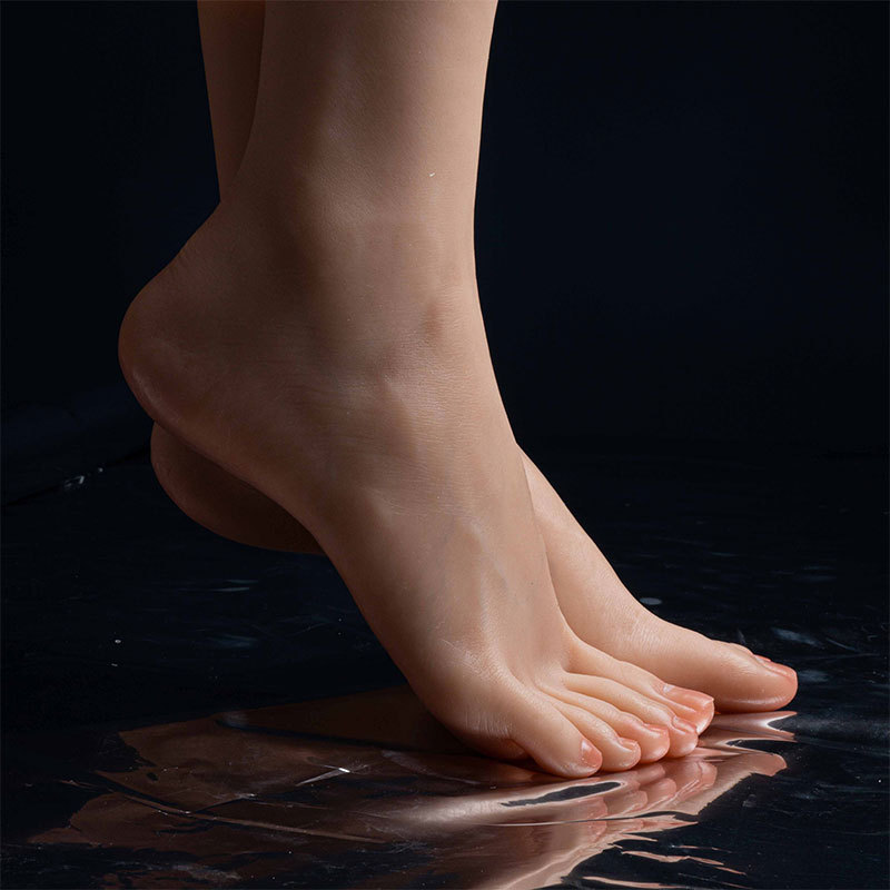 天工仿真足模铂金硅胶假脚脚模tg3700成人模特美女鞋袜拍摄道具