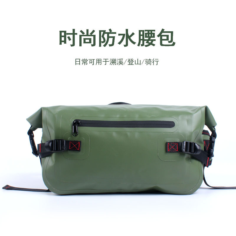 outdoor fishing gear inserting rod airtight diving multi-function crossbody fishing rod fitness riding waist bag sports travel