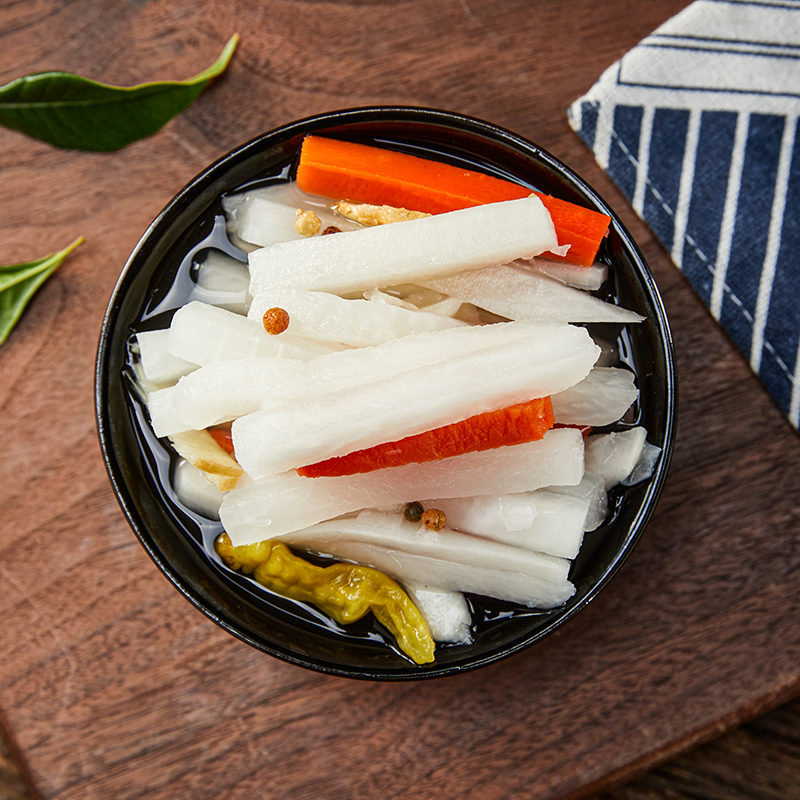 龚锦记泡椒萝卜条四川泡菜整箱散装9斤咸菜商用酸辣萝卜块-阿里巴巴