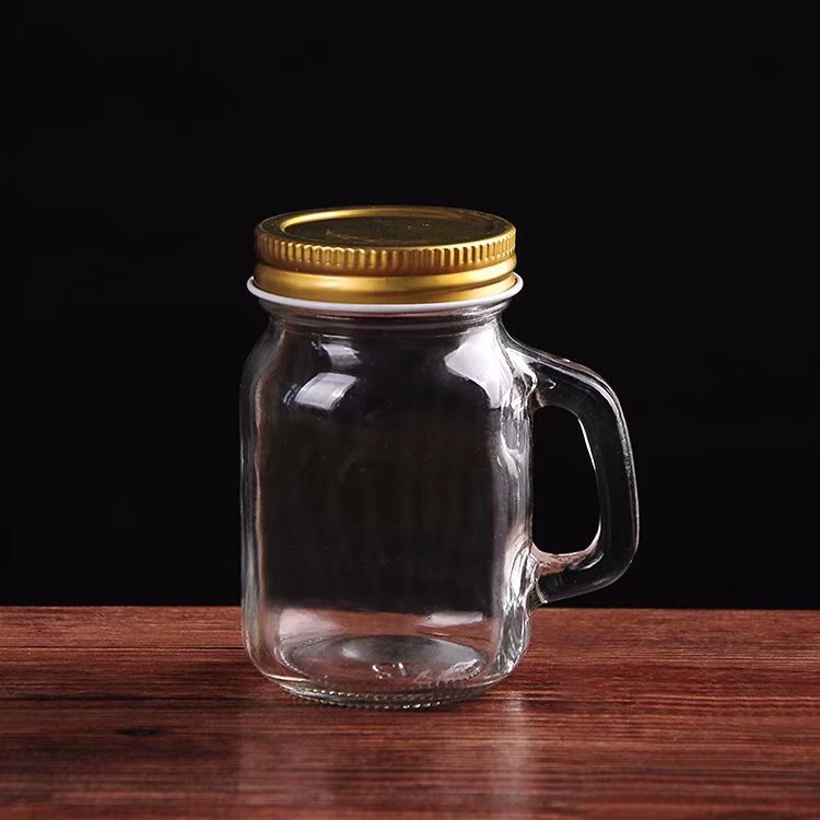 A Bottle of Honey Glass Jar Jam Jar