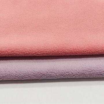 双面奥粒绒摇粒绒一体绒面料弹力家居服睡衣裤装卫衣套装面料