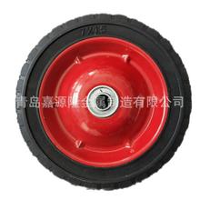 空心轮7*1.5橡胶轮胎 7寸轮 工具车货舱车轮 空心橡胶轮 清洁车轮