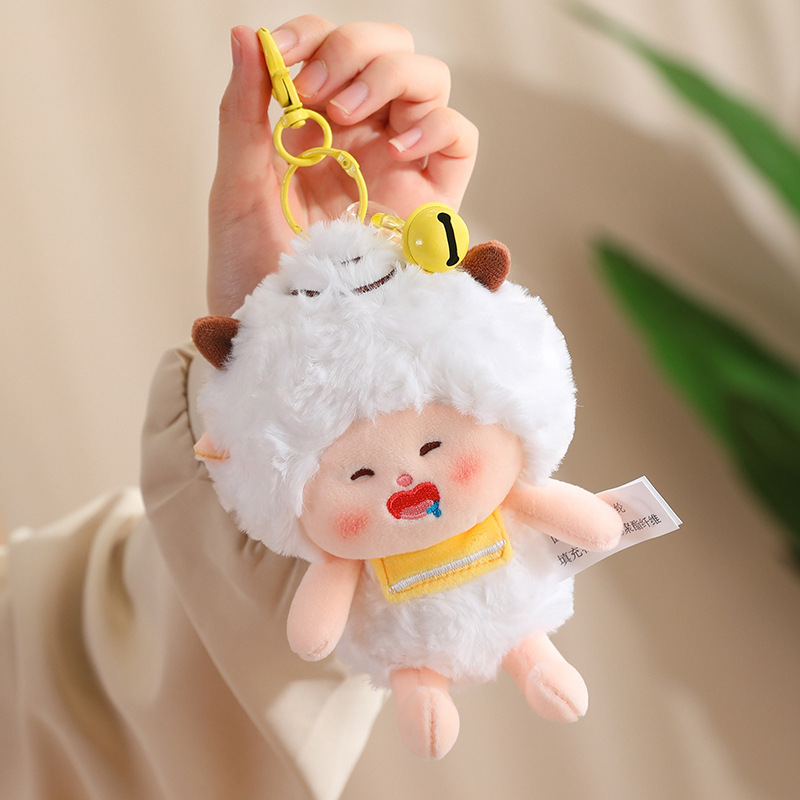 Genuine Pleasant Goat Series Doll Beautiful Sheep Plush Toy Cute Lamb Doll Lazy Sheep Cloth Doll Wholesale