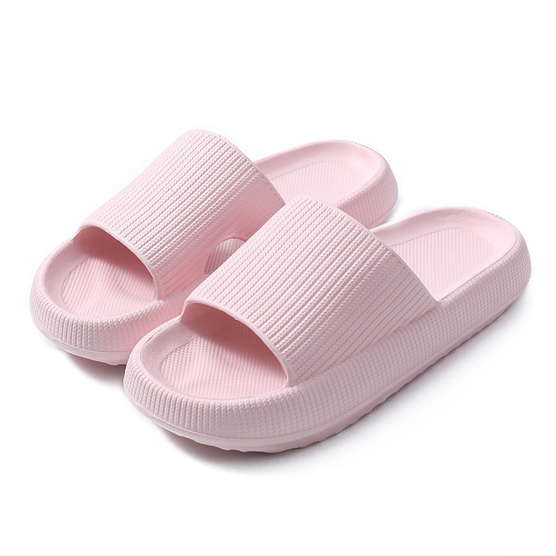 2023 New Slip-on Slippers Women's Summer Household Soft Bottom Outdoor Couple Slippers Men's in Stock Wholesale