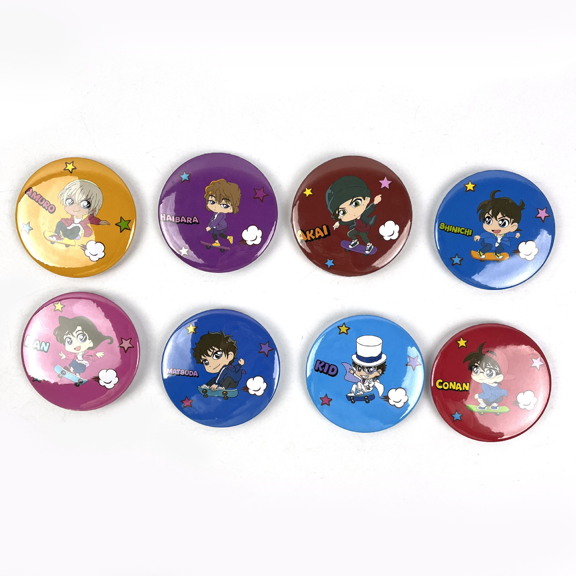 名侦探柯南马口铁胸章动漫周边二次元挂件挂饰