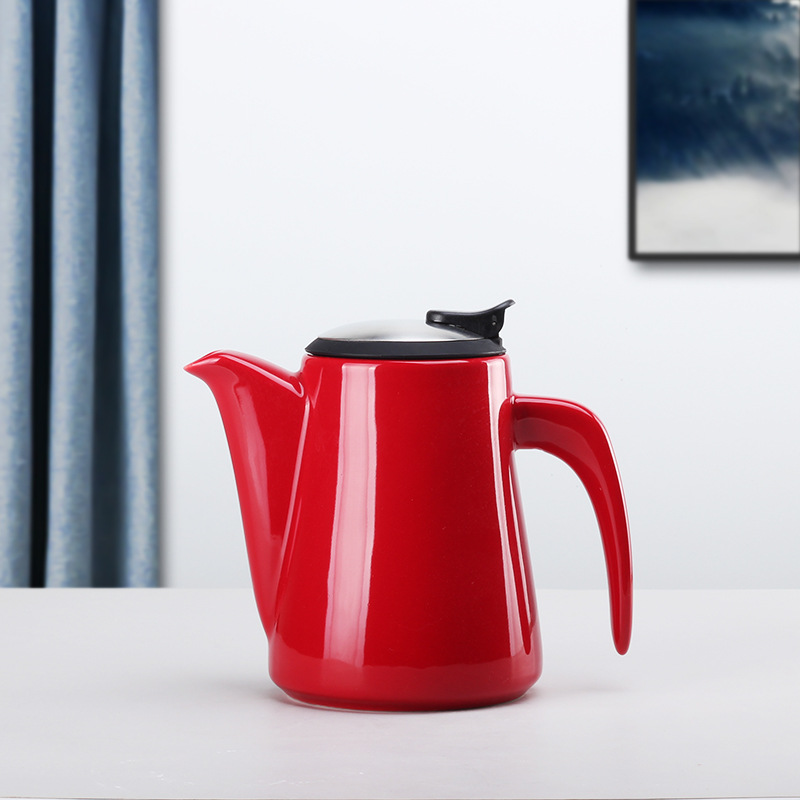 欧式陶瓷大号客厅凉水壶耐热过滤大容量大码泡茶壶冷水壶餐厅家用