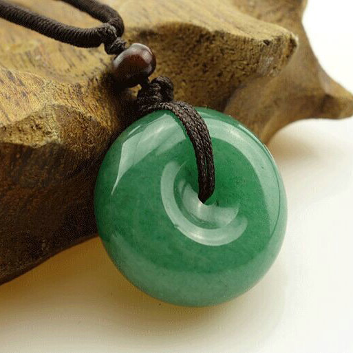 东陵玉玉扣颈饰满绿男女怀古吊坠原石玉石吊坠