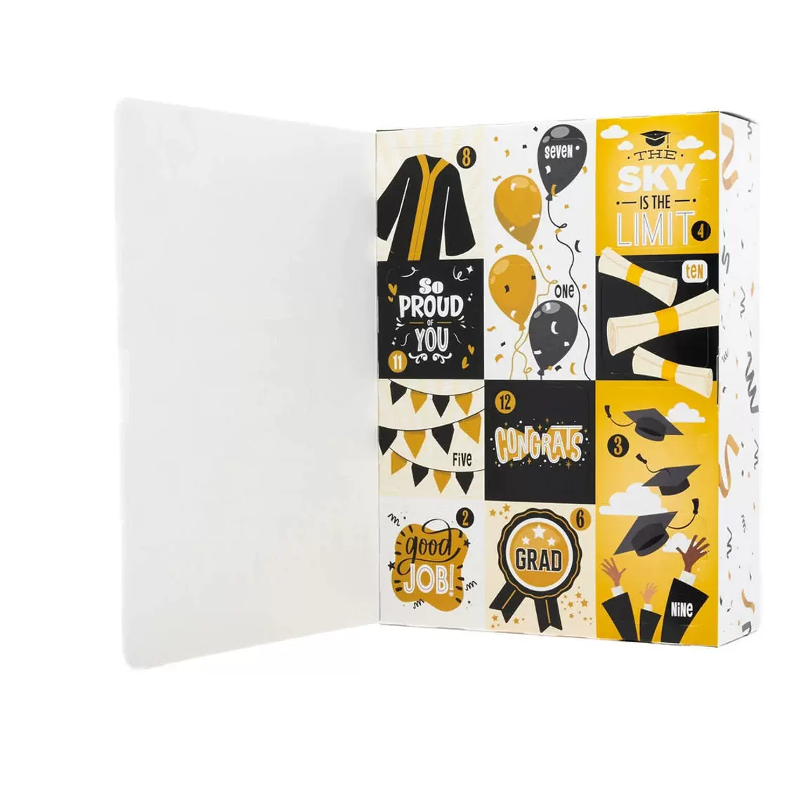 跨境12 Days of surprises毕业倒计时12天日历毕业礼盒惊喜礼物盒