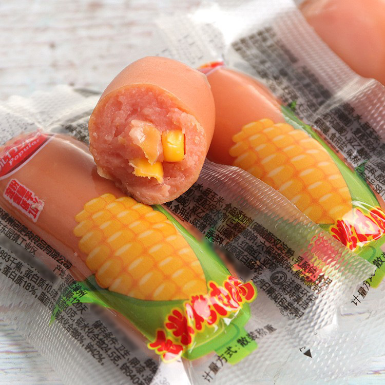 流行元素 玉米烤肉肠5斤/箱批发玉米香肠烤肠休闲食品零食小吃