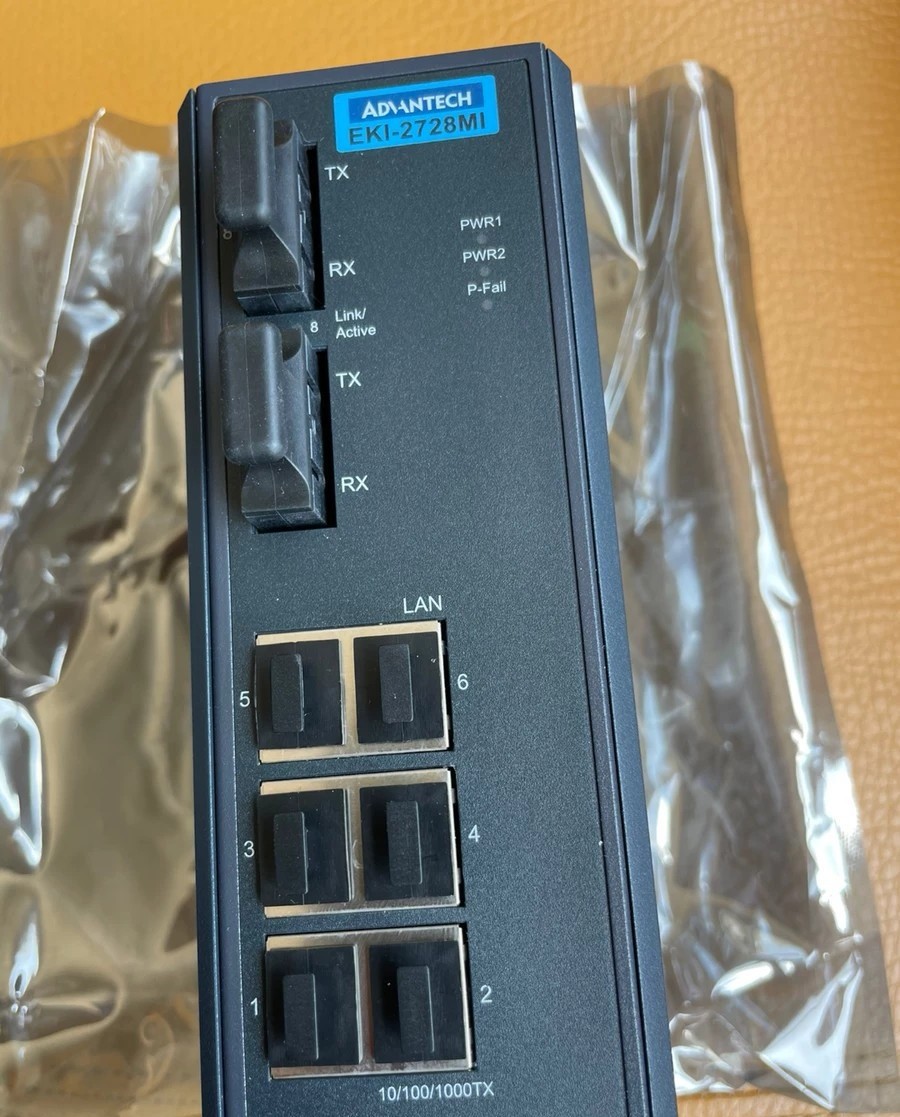 研华eki-2728mi 全新非网管型工业以太网交换机 现货议价