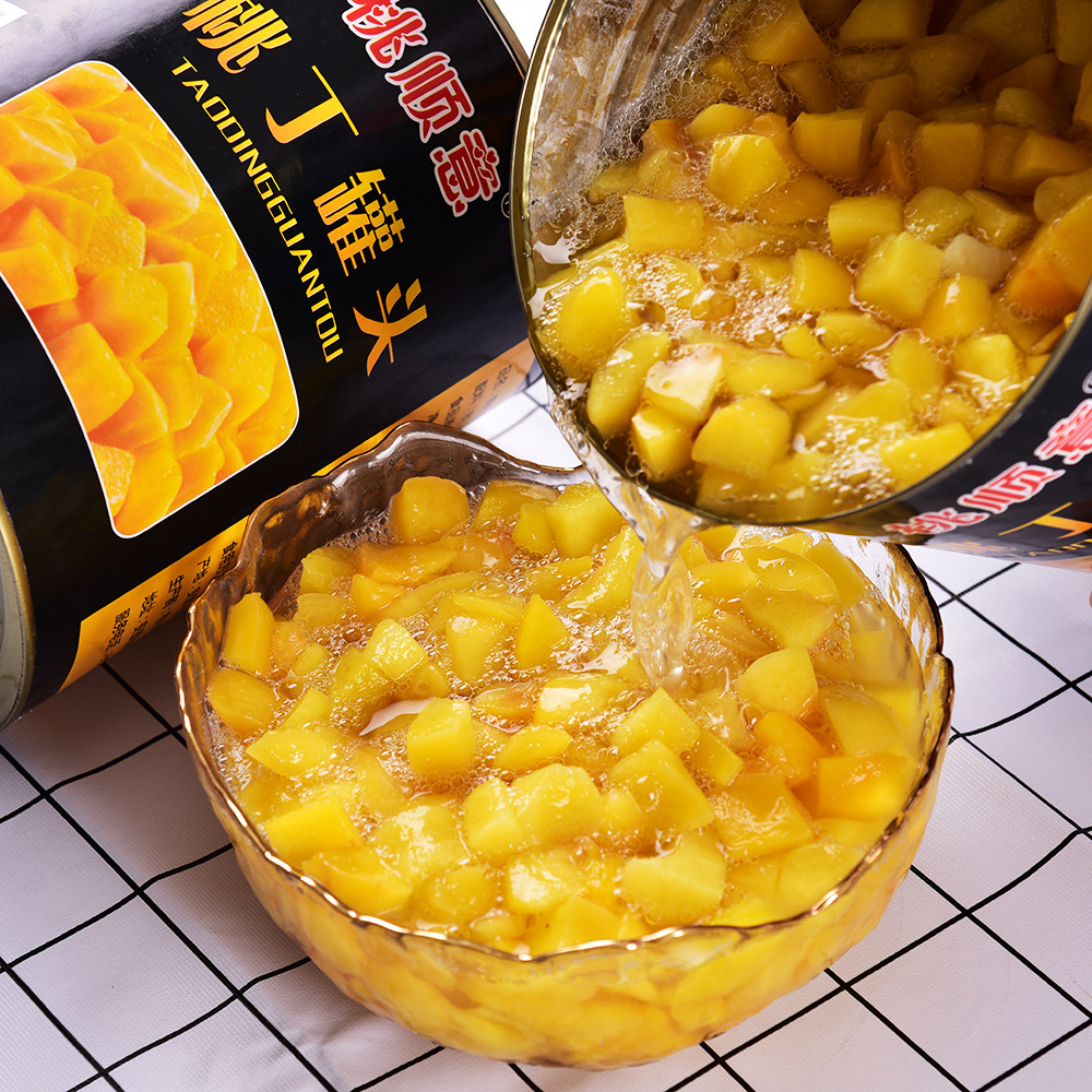 桃丁黄桃罐头