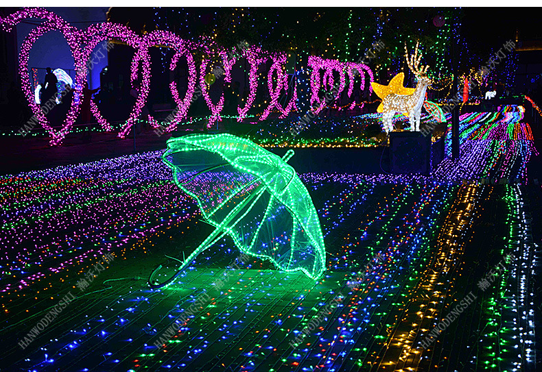 梦幻灯光节灯光秀led装饰造型灯户外亮化工程景观灯防雨厂家直供