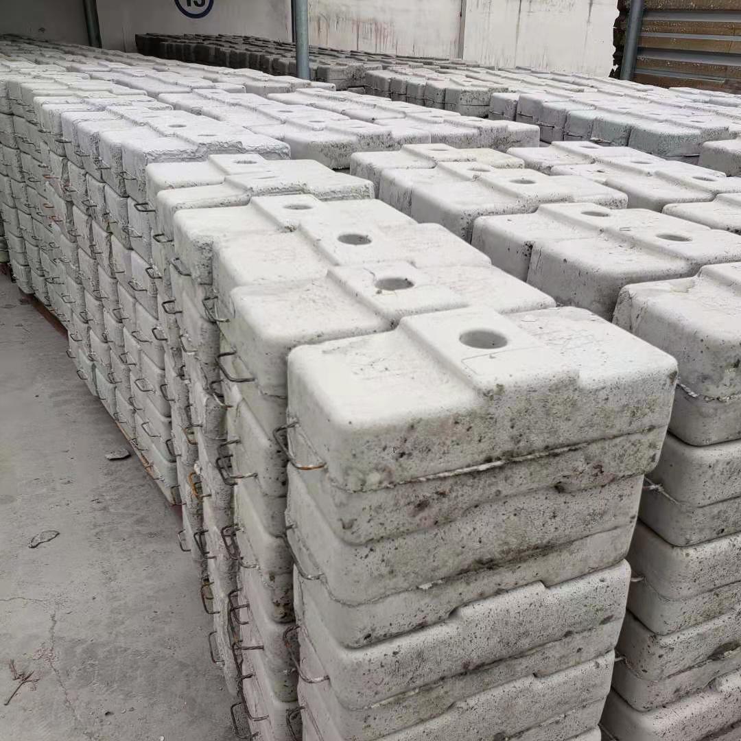 建筑工程电动吊篮专用水泥配重厂家直发用料足混凝土配重块