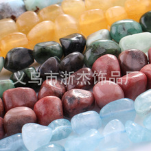 厂家直供水晶碎石随形散珠不定形串珠批发diy饰品配件水晶原石
