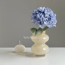 ins风中古玻璃花瓶批发客厅插花中式装饰花瓶水培创意工艺品摆件