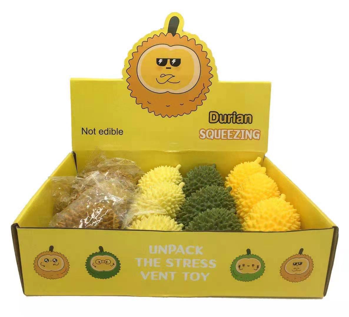 创意榴莲缓解压力神器捏捏乐摔不烂减压搞怪发泄球儿童玩具批发