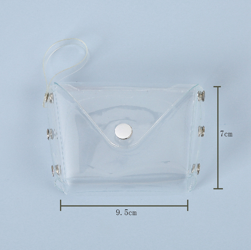 PVC Transparent Large, Medium and Small Mask Data Cable Wash Skin Care Products Makeup Brush Storage Epidemic Prevention Bag Coin Purse Pencil Case