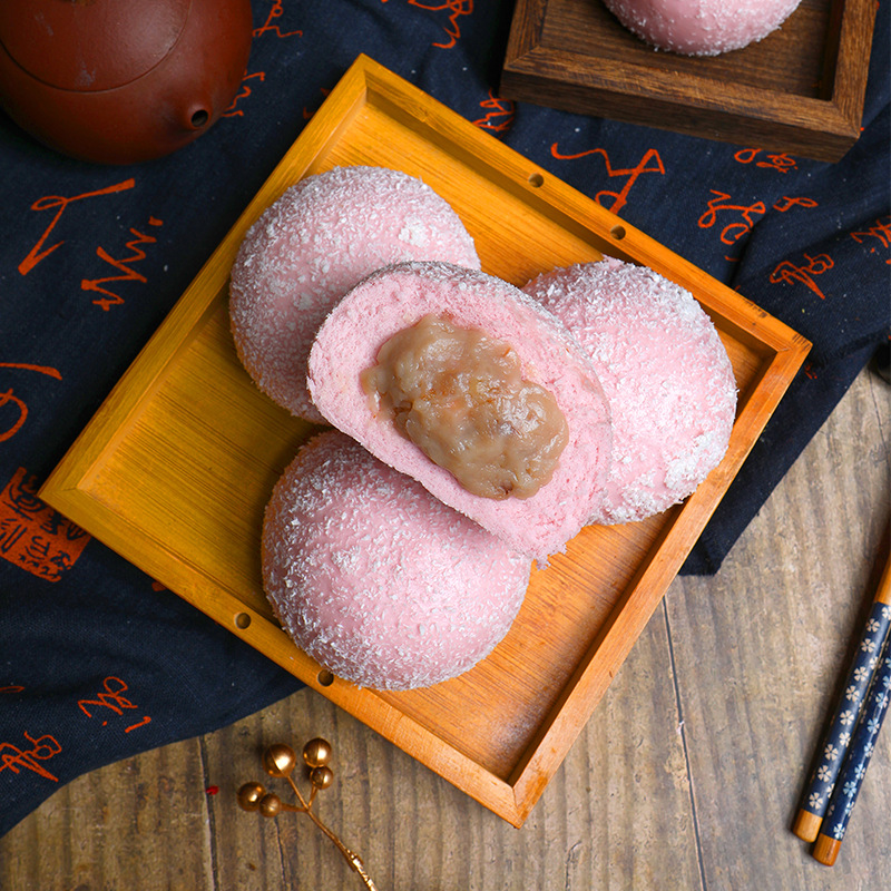 广式雪山香芋包子速冻包点儿童营养早餐面食6个装 香芋馅加热即食