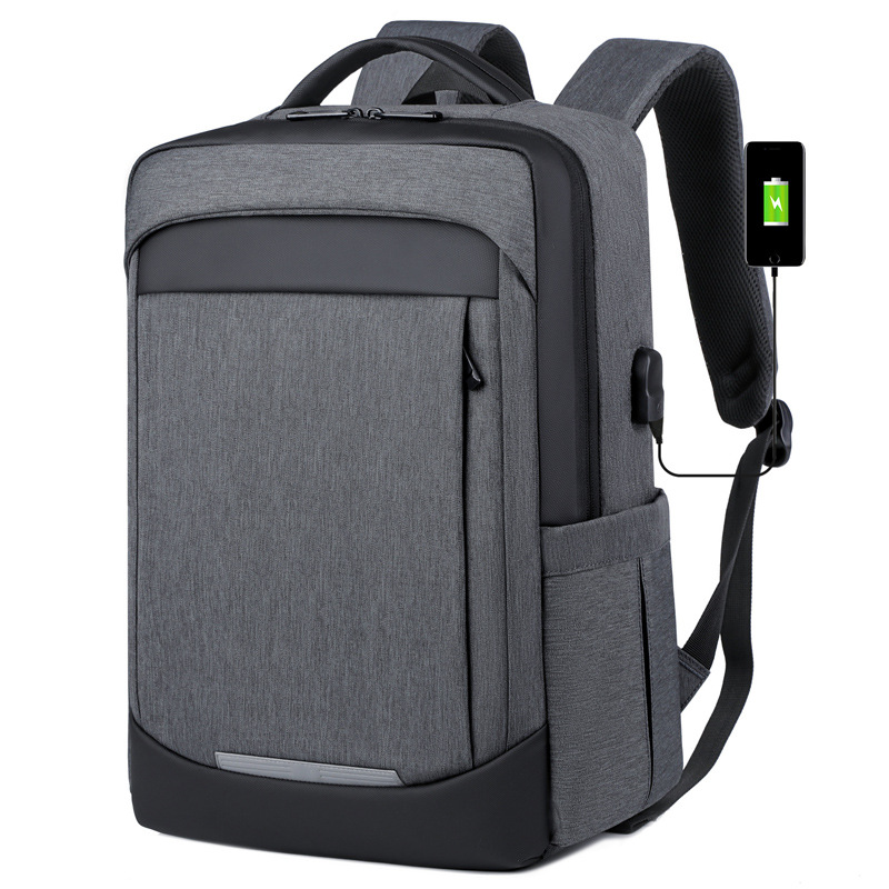 2023 Cross-Border New Arrival Men's Business Waterproof Multi-Function USB Computer Backpack Travel Student Backpack