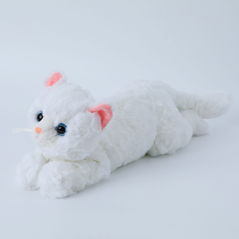 Cute Simulation Cat Doll Kitty Doll Comfort Children's Sleeping Companion Pillow Plush Toy Girl Ragdoll