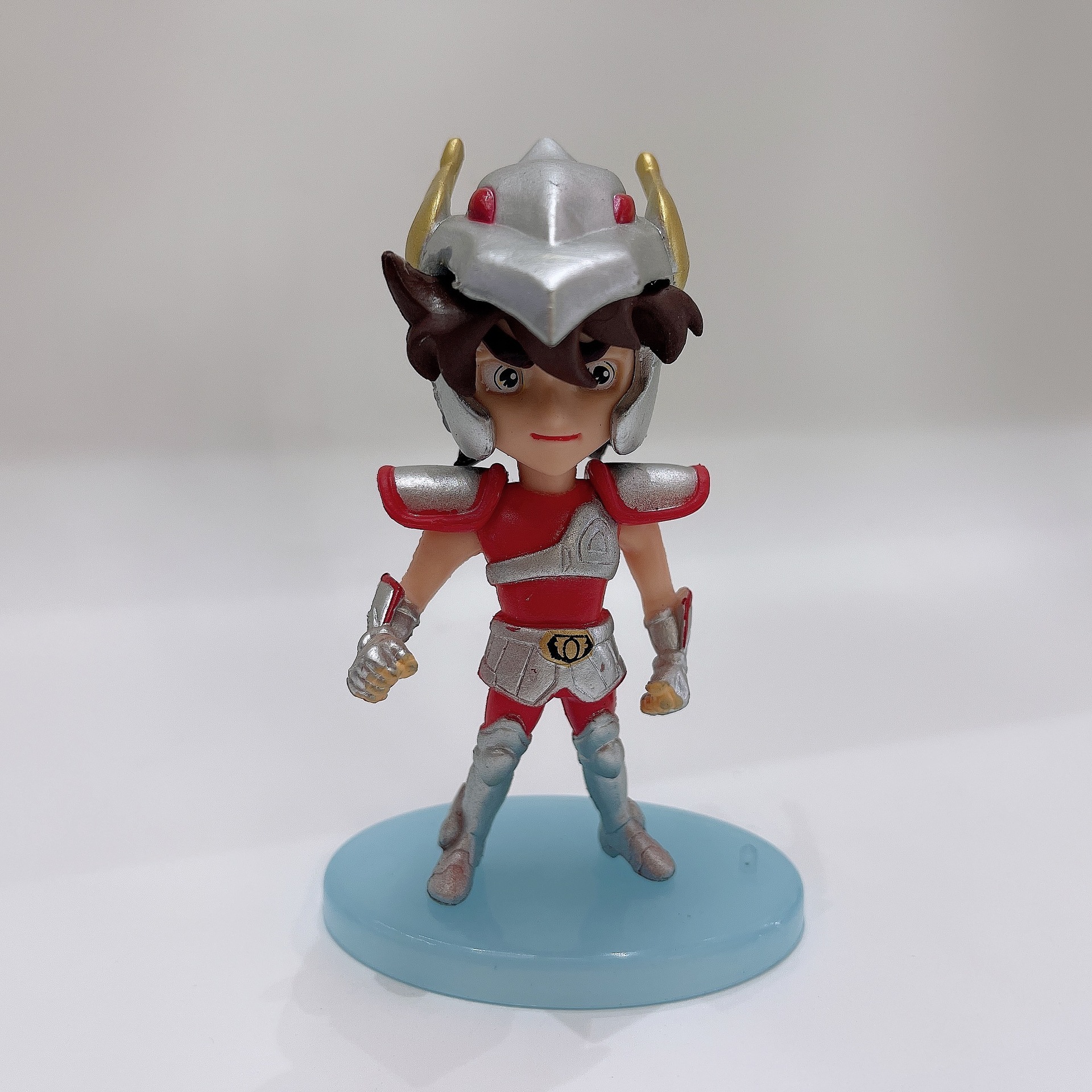 黄金圣斗士星矢手办 模型 紫龙冰河瞬五q版公仔摆件礼物动漫玩具