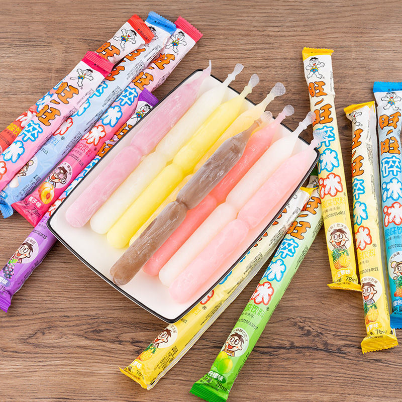 旺旺碎冰冰果味饮料*/根碎碎冰吸吸棒冰棒特产怀旧零食品