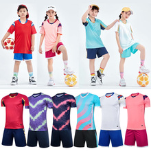 厂家批发 足球服套装男女比赛短袖训练服儿童装空版运动球衣印号