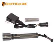 钢盾SHEFFIELD S030010 LED充电式手电筒3W 强光防水照明工具